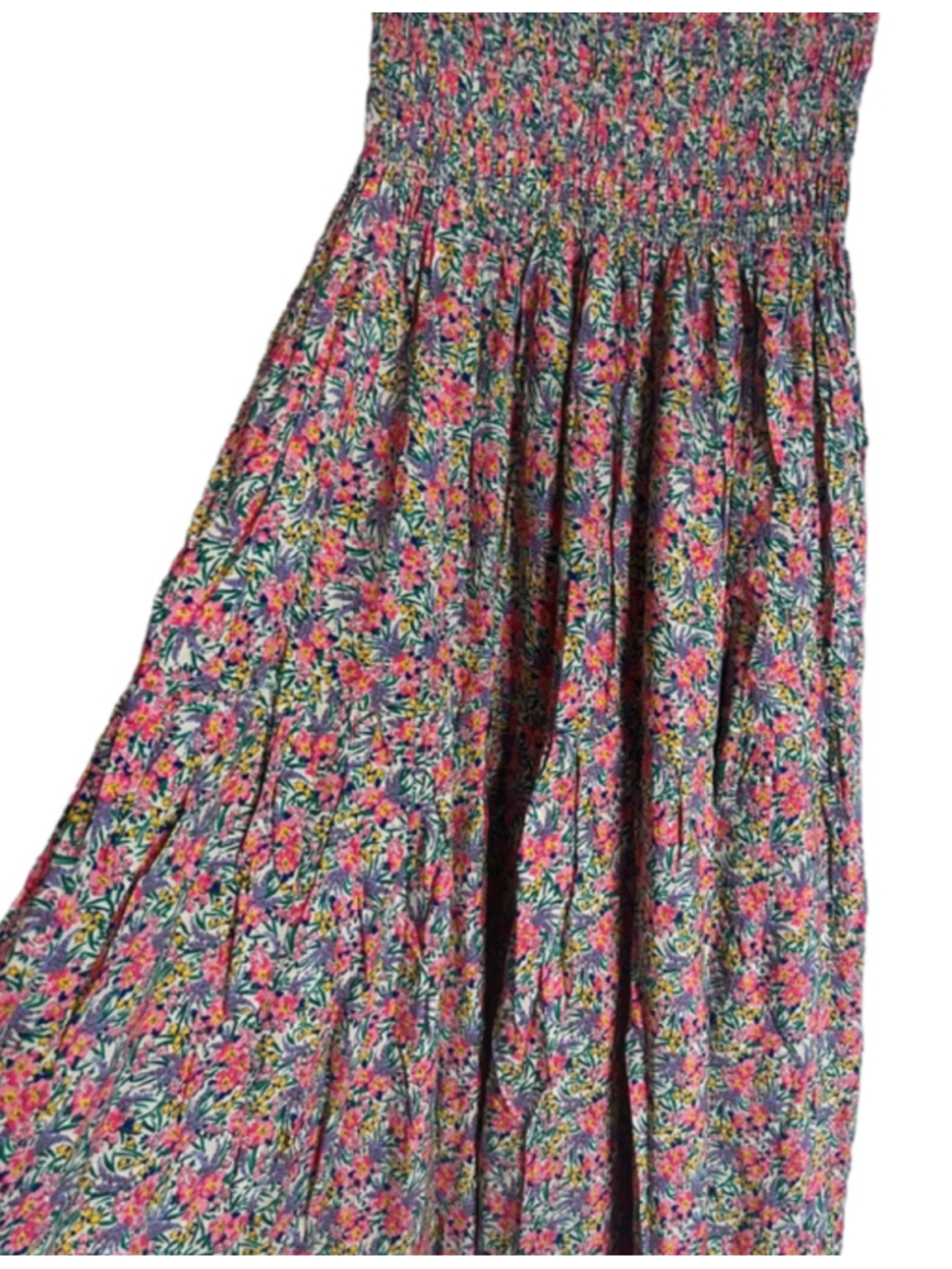 Natural Life Smocked Waist Maxi Slit Skirt Women’s Size XS NWT - Picture 5 of 5